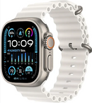 SmartWatch Ultra 49 MM - Prata com Pulseira Branca - Acompanha 7 Pulseiras de Brinde